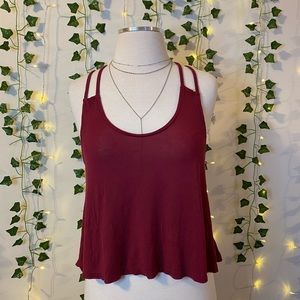 CR Tank Top - Maroon